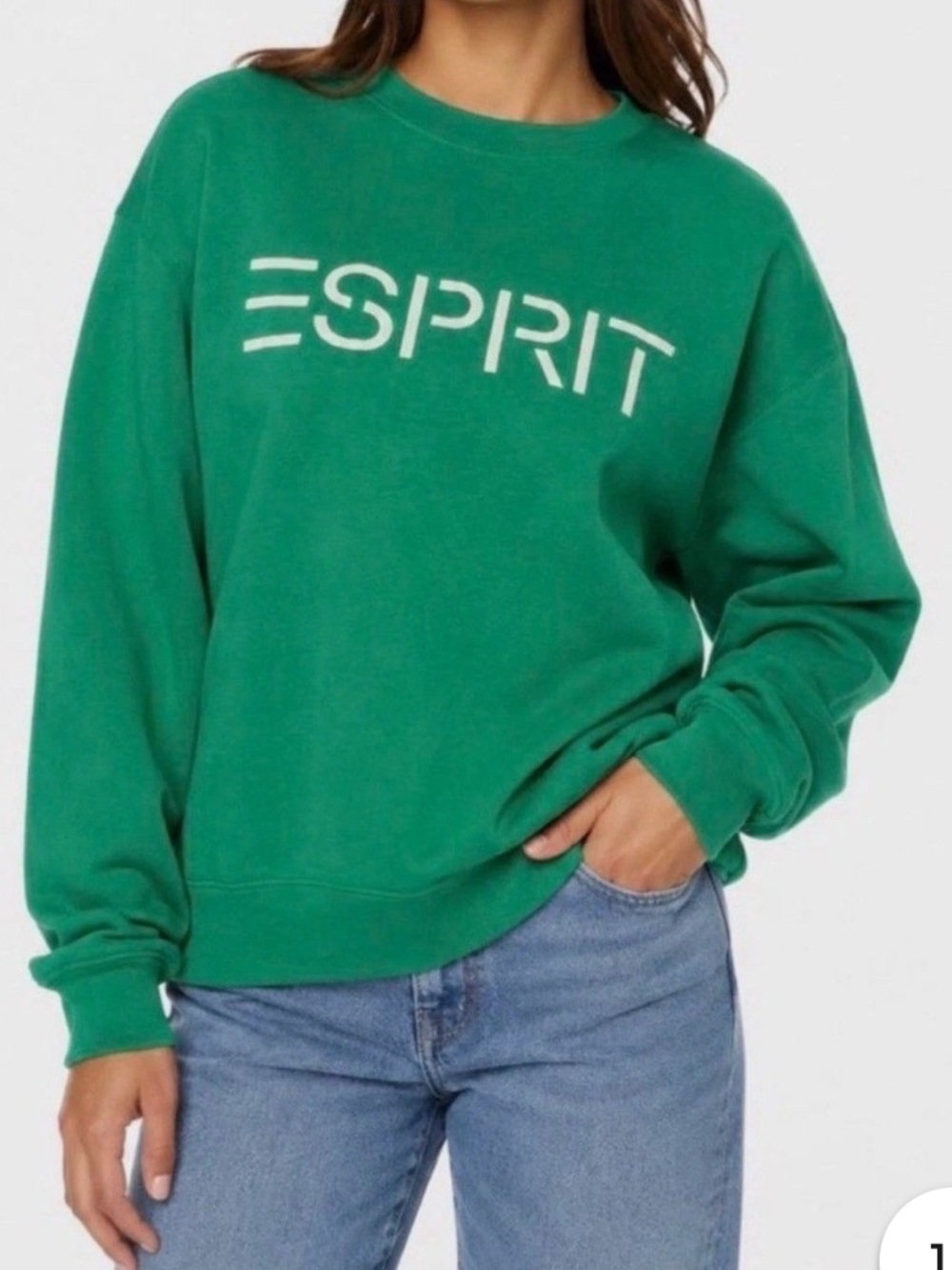 Esprit Embroidered Logo Sweatshirt